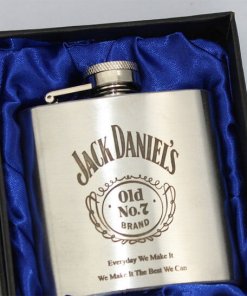 Jack Daniels 3oz Stainless Steel Hip Flask