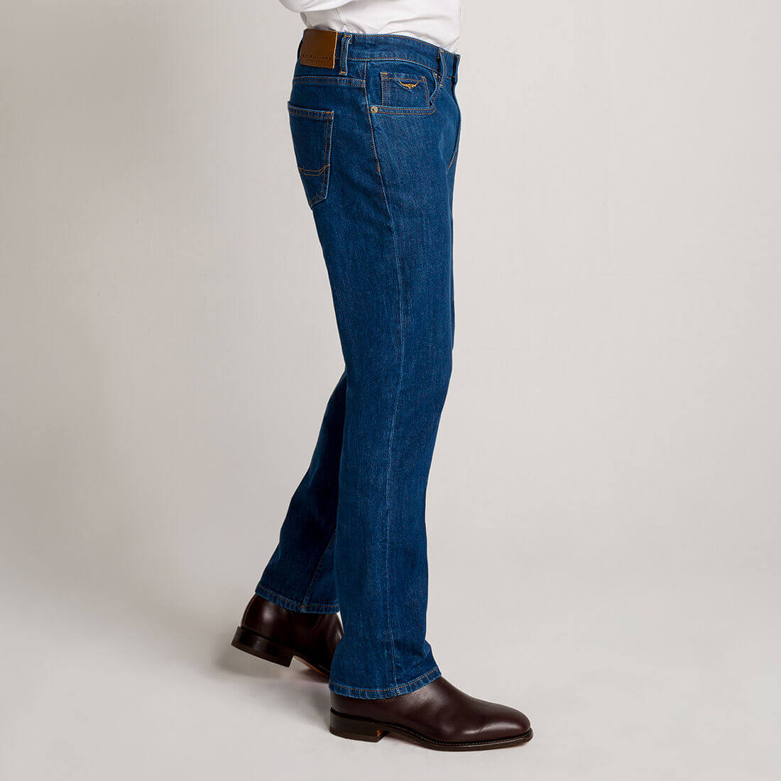 RM Williams 'Ramco' Stone Wash Regular Fit Men's Denim Jeans