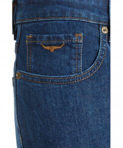 RM Williams Mens 'Ramco' Stone Wash Regular Fit Denim Jeans