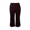 Plus Size Cropped Pants – Choc – Bengaline