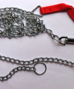 Chain Dog Collar and Lead Set