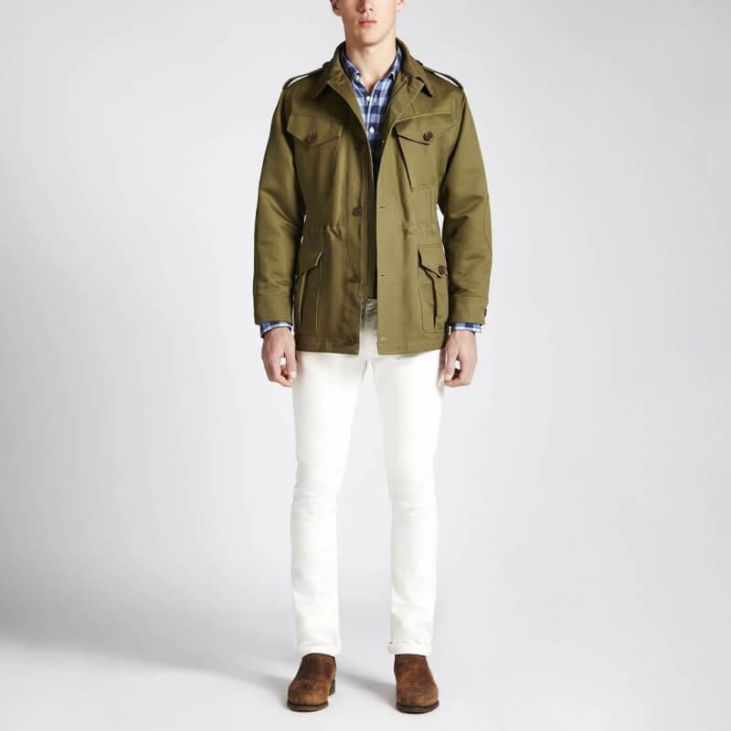 RM Williams 'Montgomery' Jacket - Olive - tommytwice.com