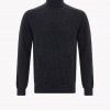 RM Williams Roll Neck Saddle Sleeve Merino Wool Sweater