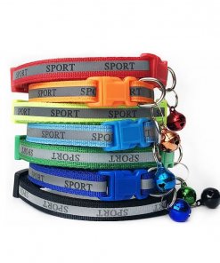 Adjustable Pet Collar with Removable Bell