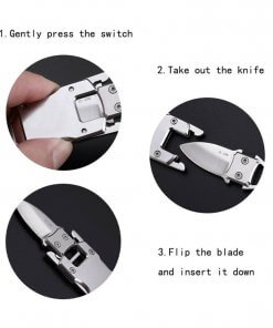 Stainless Steel Pocket Knife for Keyring or Neck Chain