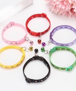 Printed Pet Collar with Removable Bell
