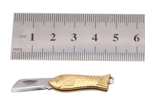 Fish Design Stainless Steel Mini Folding Knife
