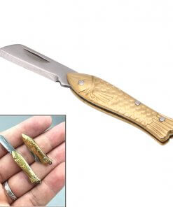 Fish Design Stainless Steel Mini Folding Knife