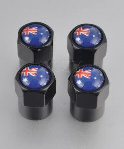 Australian Flag Tyre Valve Caps