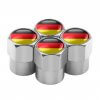 German Flag Tyre Valve Caps