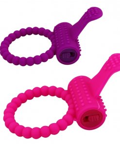 Vibrating Silicone Cock Ring