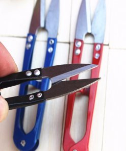 Spring-action Scissors for Embroidery / Craft / Fishing