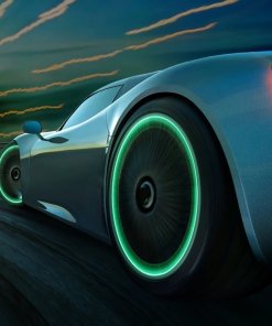 Glow-In-The-Dark Car Tyre Valve Stem Caps