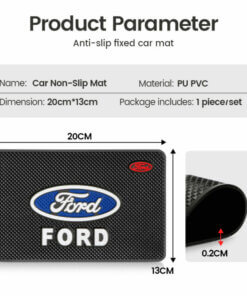 Non-Slip Silicone Ford Car Dashboard Mat