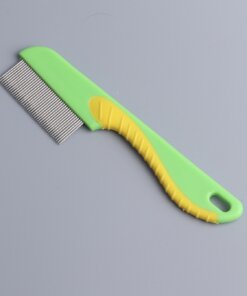 Pet Flea Comb with Easy Grip Handle