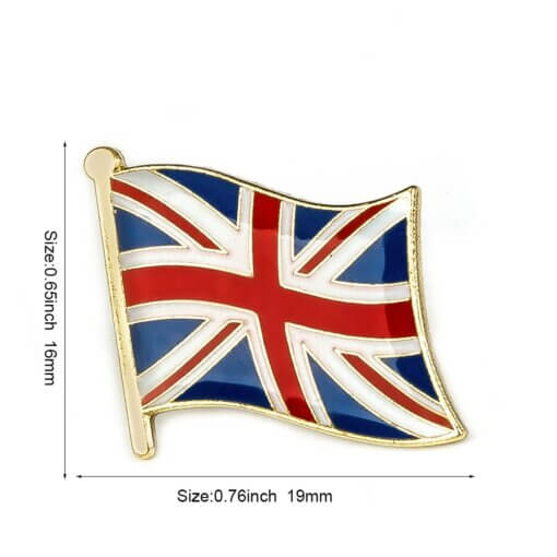 Enamel Pin Lapel Badge - Country Flag - United Kingdom