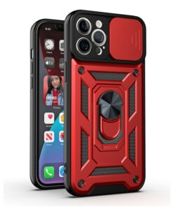 Shockproof Magnetic Case with Ring Stand For iPhone 14 / 14 Pro / 14 Pro Max