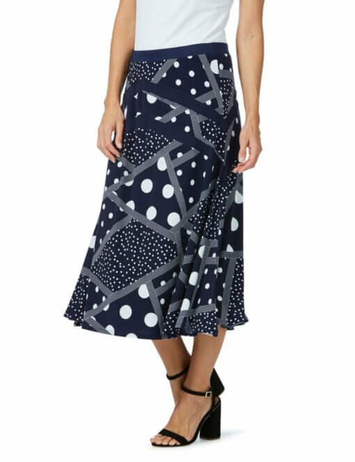 Noni B Sinali Printed Skirt