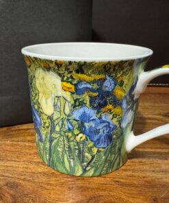 Fine China Mug featuring Van Gogh's 'Irises'