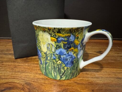 Fine China Mug featuring Van Gogh's 'Irises'