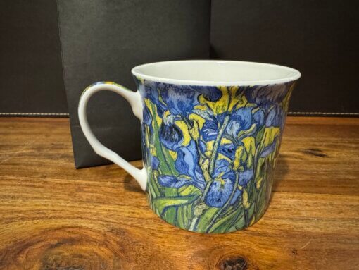 Fine China Mug featuring Van Gogh's 'Irises'