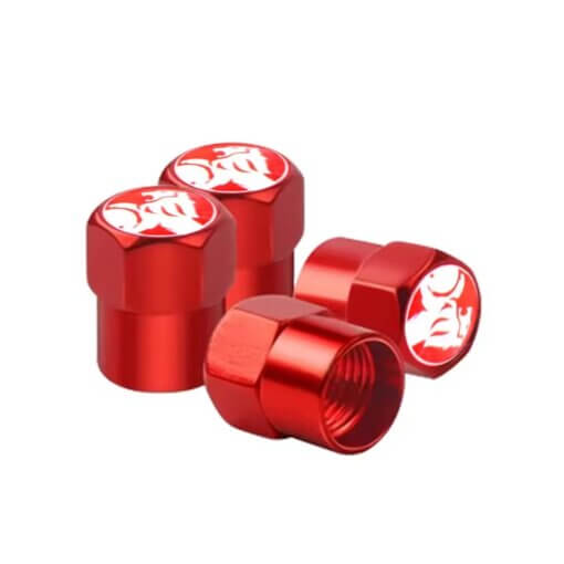 Holden Tyre Valve Caps - Red