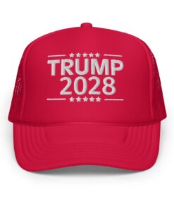 Trump 2028 Hat, Donald Trump Trucker Hat - Made in America