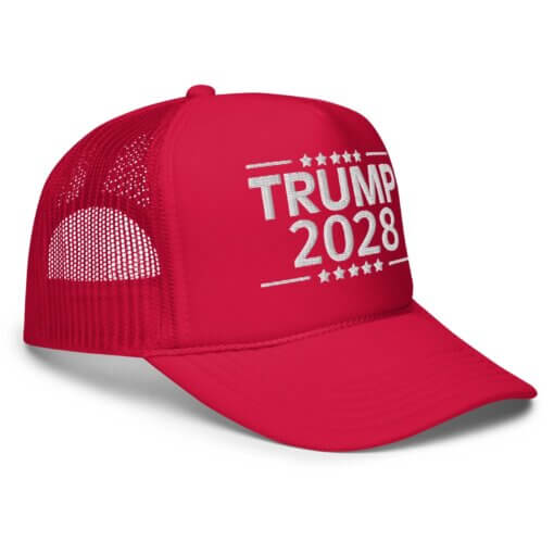 Trump 2028 Hat, Donald Trump Trucker Hat - Made in America