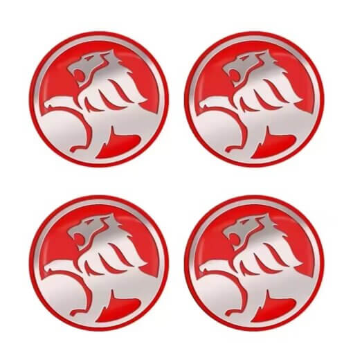 Holden Centre Cap Sticker for Car Wheel - Red