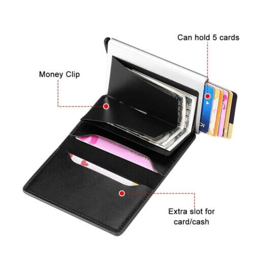Holden RFID Pop-Up Wallet – Secure, Sleek, and Practical