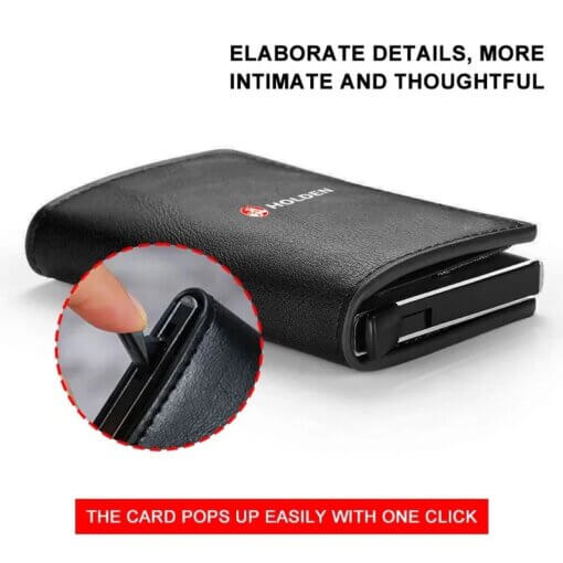 Holden RFID Pop-Up Wallet – Secure, Sleek, and Practical