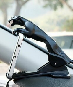 HUD Style Leopard Design Universal 360° Rotating Car Dashboard Phone Holder