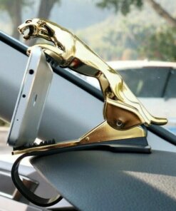 HUD Style Leopard Design Universal 360° Rotating Car Dashboard Phone Holder