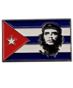 Che Guevara Cuban Flag Enamel Lapel Pin Badge